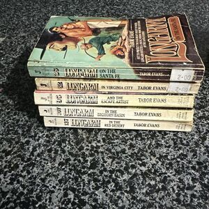 Longarm Adult Westerns By Tabor Evans, 5 Paperback #36, 62, 95, 107,137